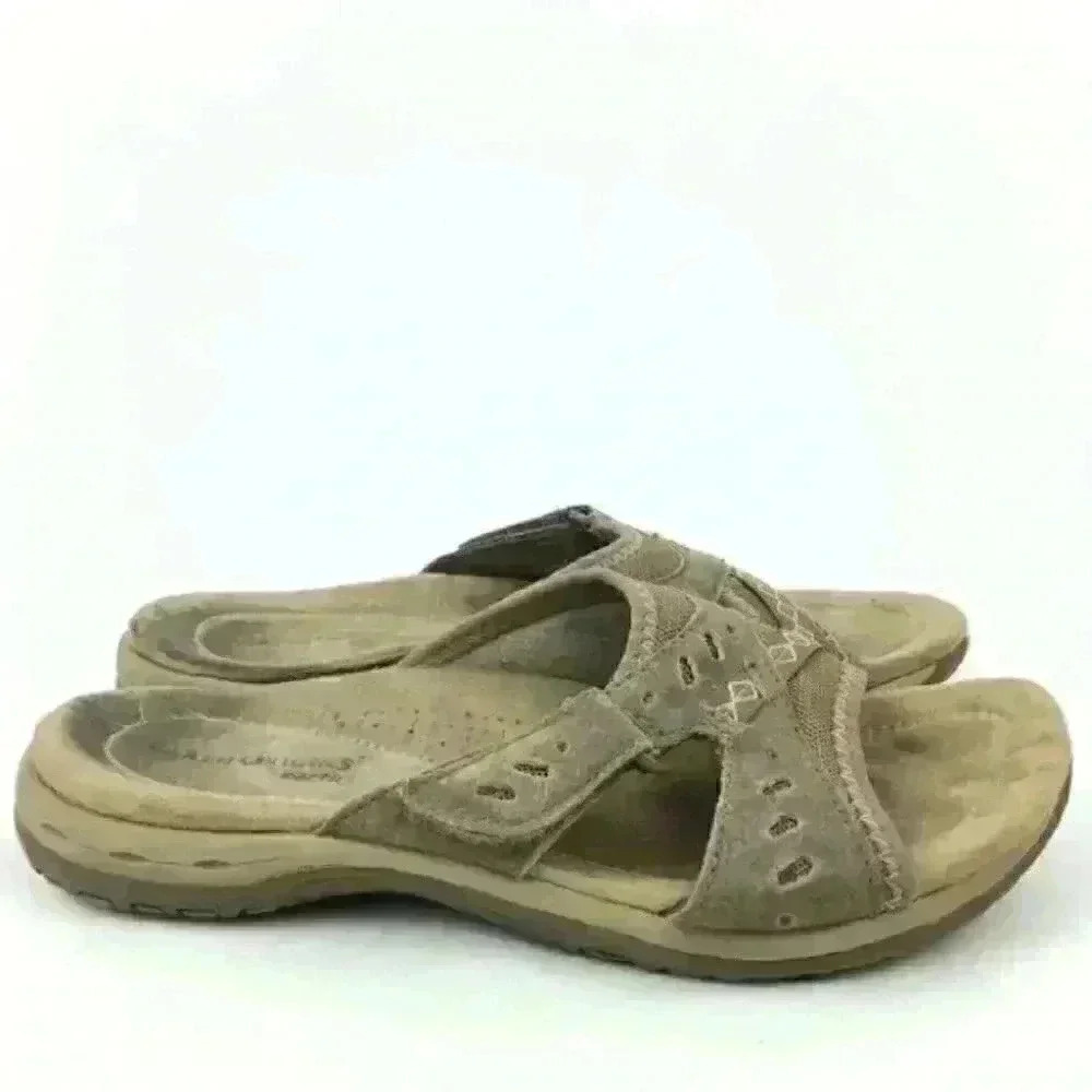 Earth Origins Sandals Size 6 Baylee Brown Leather